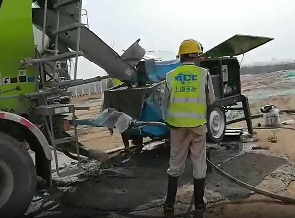 液壓濕噴機(jī)施工視頻