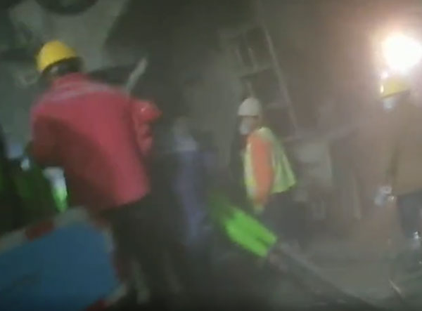 車載混凝土濕噴臺(tái)車施工視頻