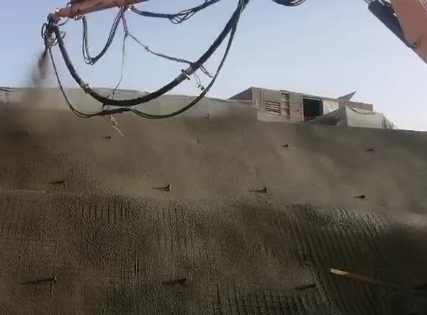 智能濕噴機械手施工視頻